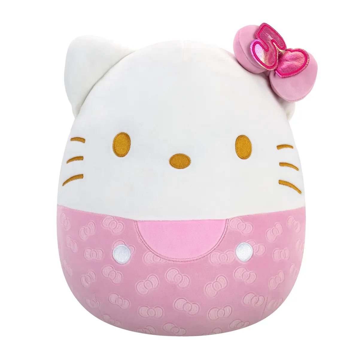 Squishmallows Hello Kitty 14-Inch Plush 50th Anniversary Pink Embossed | Ultrasoft Sanrio Toy for Kids - main product image
