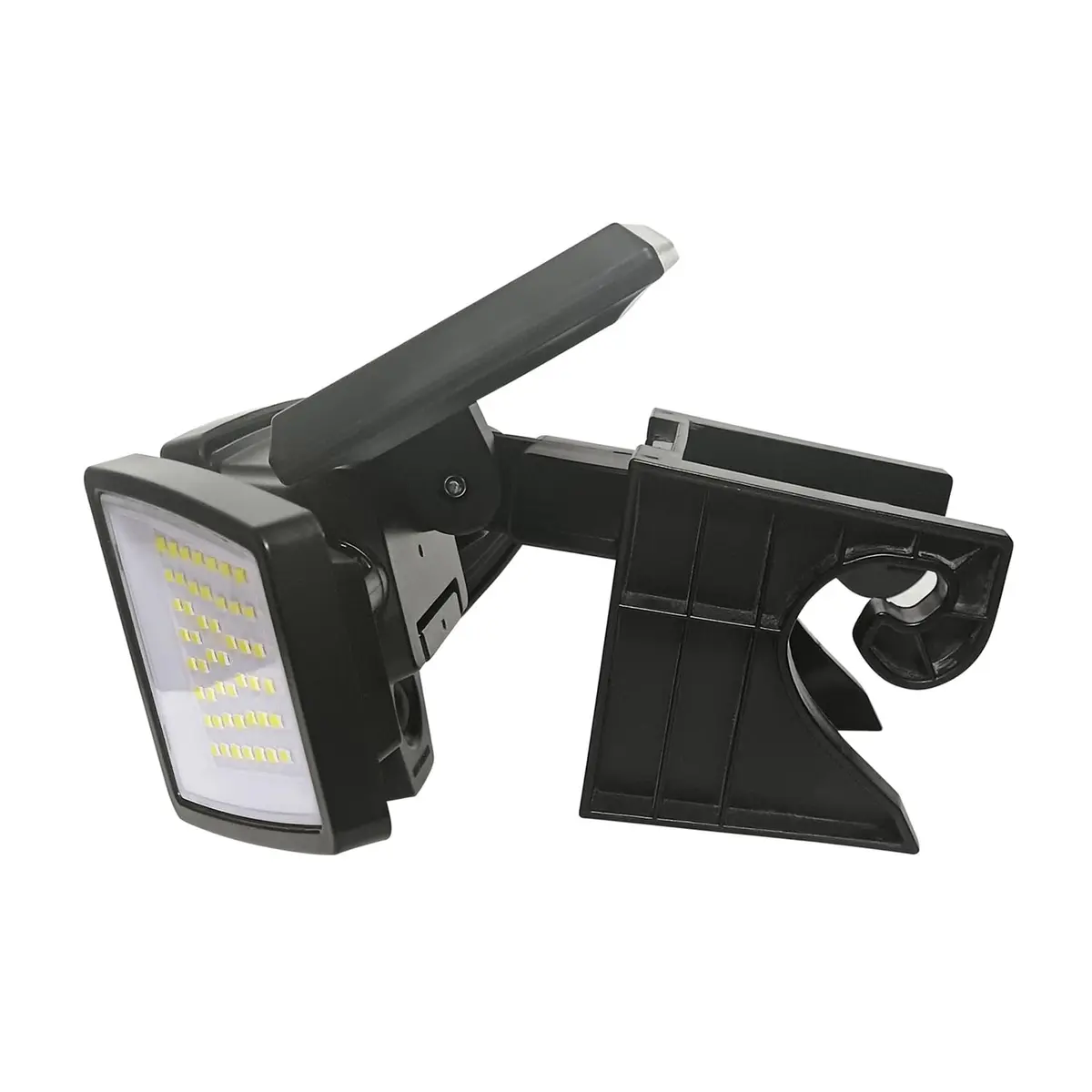 INSERT TOOLLESS PRODUCTS Solar Security Light 1,000 Lumens | Tool-Free Gutter Mount, Motion-Activated, Black - view 6