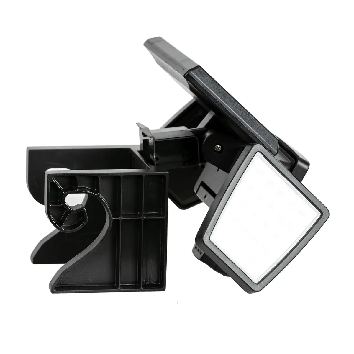 INSERT TOOLLESS PRODUCTS Solar Security Light 1,000 Lumens | Tool-Free Gutter Mount, Motion-Activated, Black - view 7
