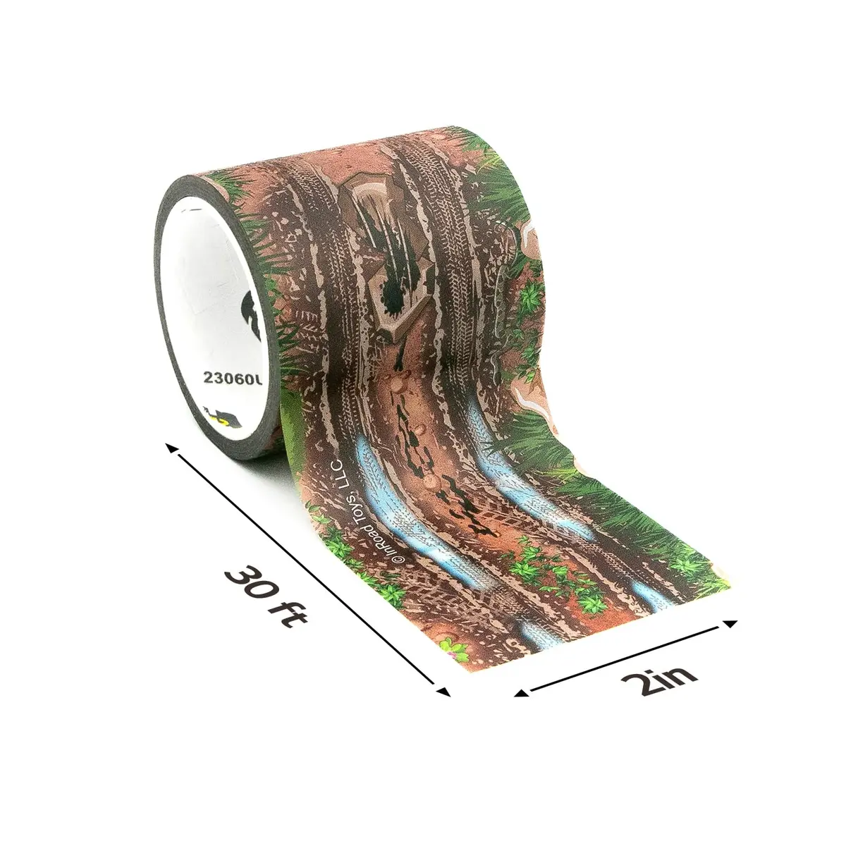 PlayTape Dirt Road Tape for Toy Cars 2.54 cm x 9.14 m (2 in. x 30 ft.) | Creates Realistic Roads for Imaginative Play - view 3