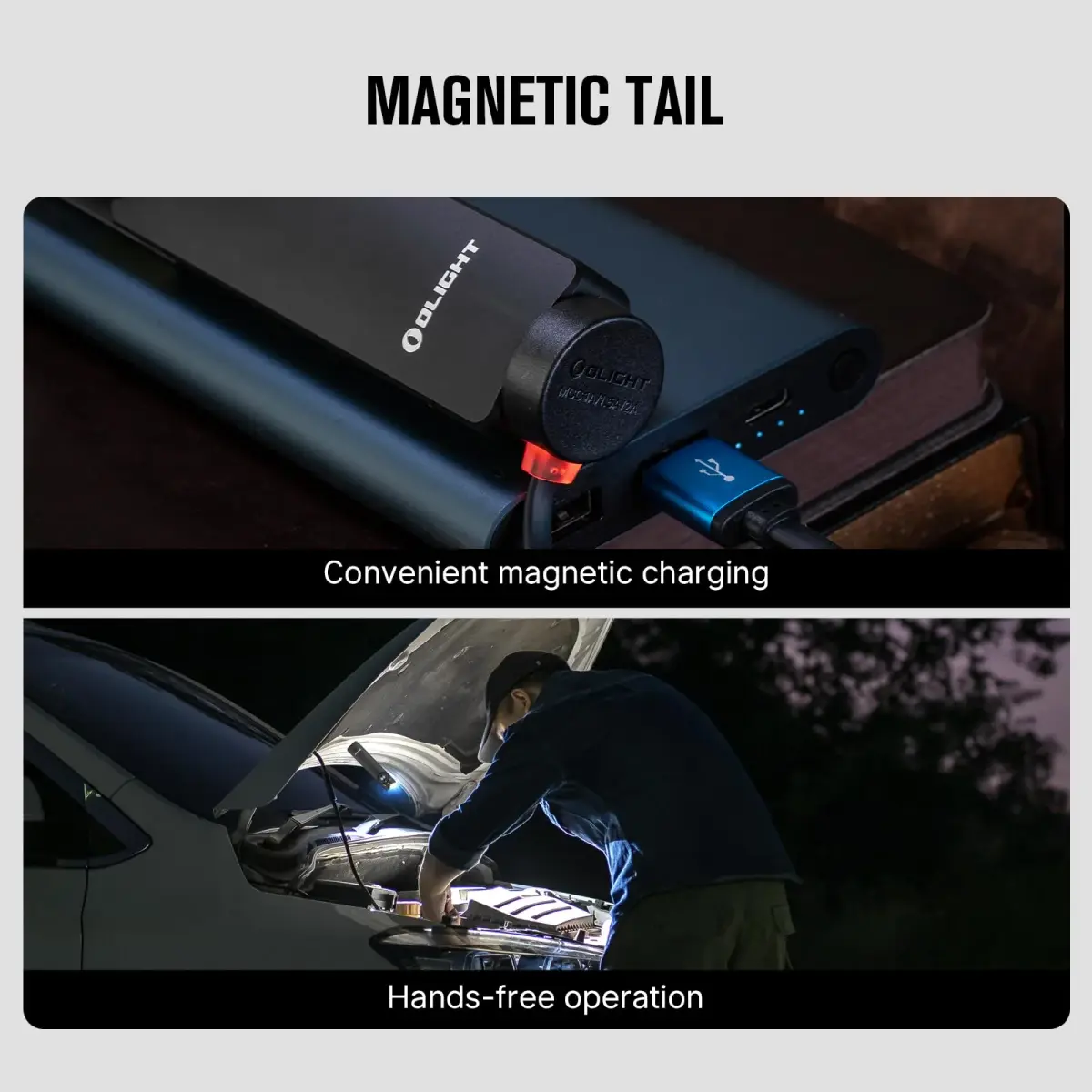 OLIGHT Arkfeld Pro Rechargeable EDC Flat Flashlight, Black NW 1300 Lumens | Multi-Source Emitter - view 7