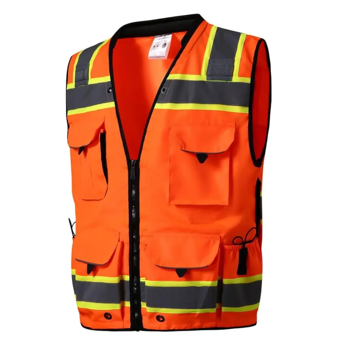SKSAFETY Class 2 High Visibility Safety Vest 5X-Large (11.8 oz / 334 g) | ANSI/ISEA 107-2020 Compliant - main product image
