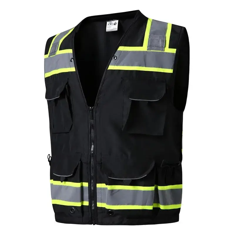 SKSAFETY Class 2 High Visibility Safety Vest 4X-Large | ANSI/ISEA 107-2020 Compliant - main product image