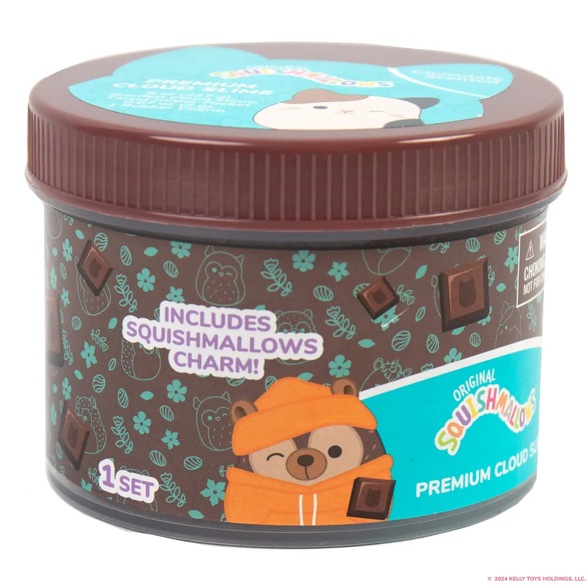 Squishmallows Hans Premium Cloud Slime 8 oz | Chocolate Scent, Reusable, Kids & Adults - view 7