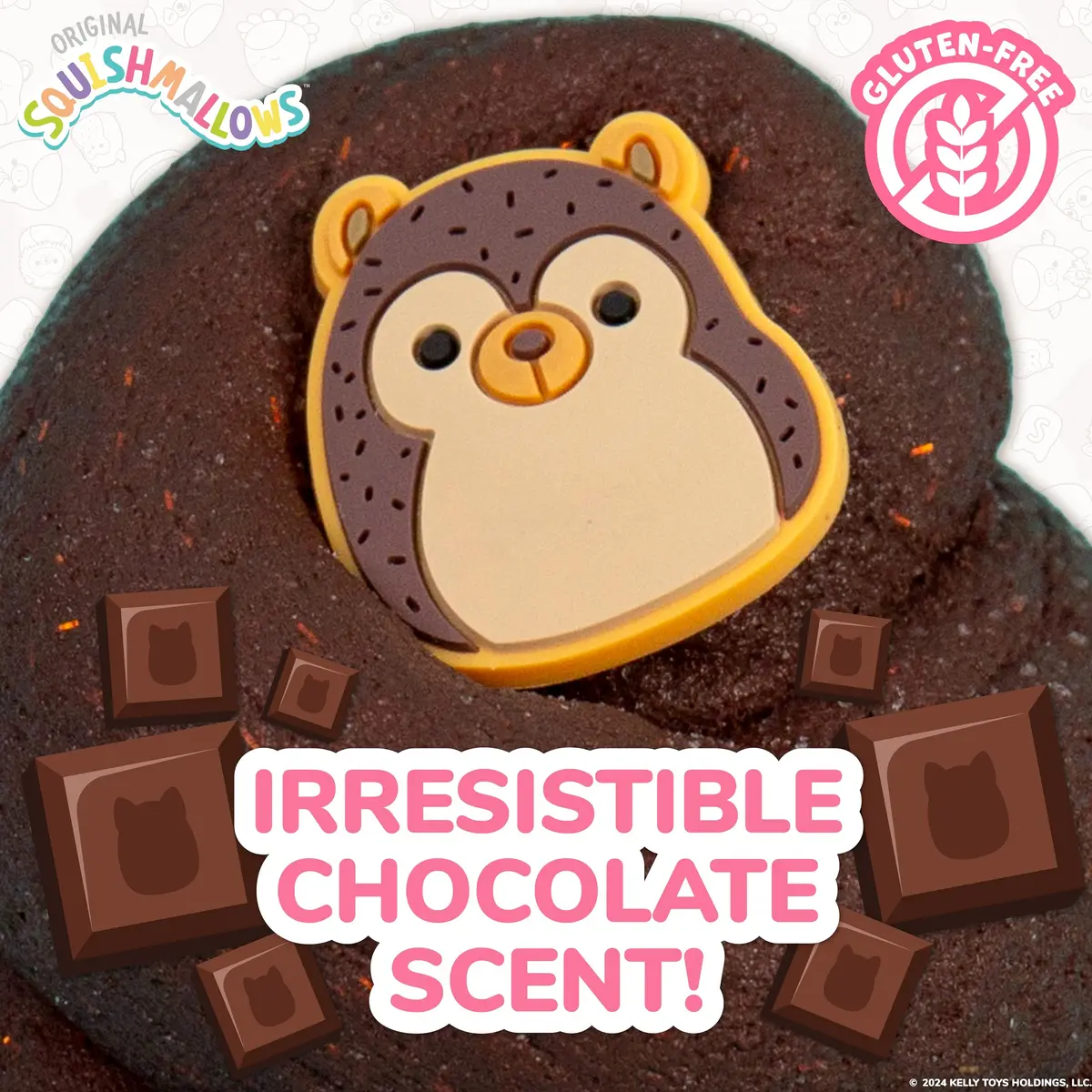 Squishmallows Hans Premium Cloud Slime 8 oz | Chocolate Scent, Reusable, Kids & Adults - view 3
