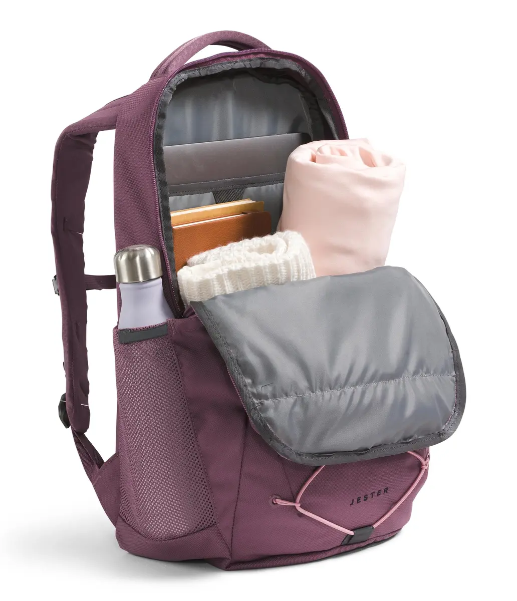 The North Face Women's Jester Laptop Backpack, Midnight Mauve/Mauve, 27.5L (1678 cu in) | Accredited by American Chiropractic Association - view 5