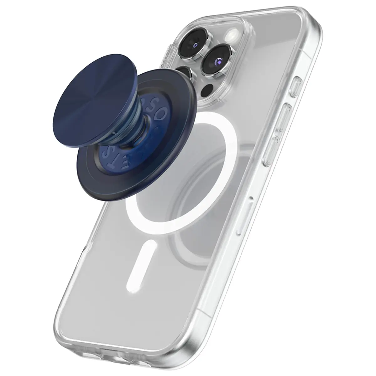 PopSockets Phone Grip for MagSafe French Navy | Magnetic Stand & Grip for iPhone & Android - main product image