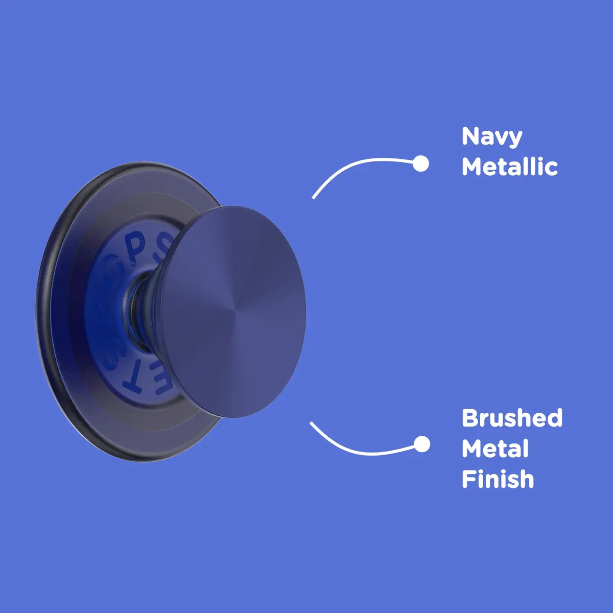 PopSockets Phone Grip for MagSafe French Navy | Magnetic Stand & Grip for iPhone & Android - view 5