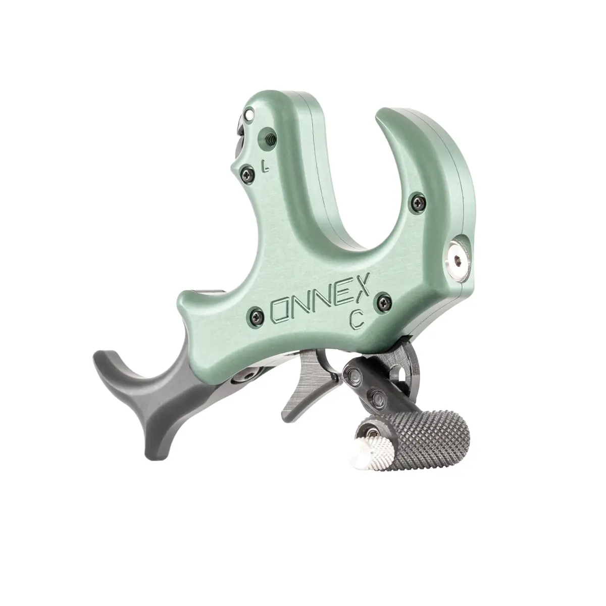Stan OnneX Clicker Thumb Bow Release Aid for Archery & Hunting - Adjustable, DLC-Coated Internals, Smooth Action, Modular 3 or 4 Finger Fit, Sage, X-Large - view 5