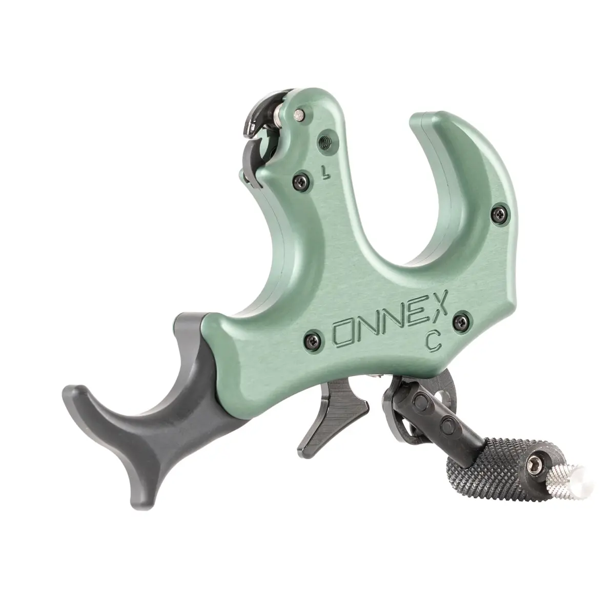 Stan OnneX Clicker Thumb Bow Release Aid for Archery & Hunting - Adjustable, DLC-Coated Internals, Smooth Action, Modular 3 or 4 Finger Fit, Sage, X-Large - view 3