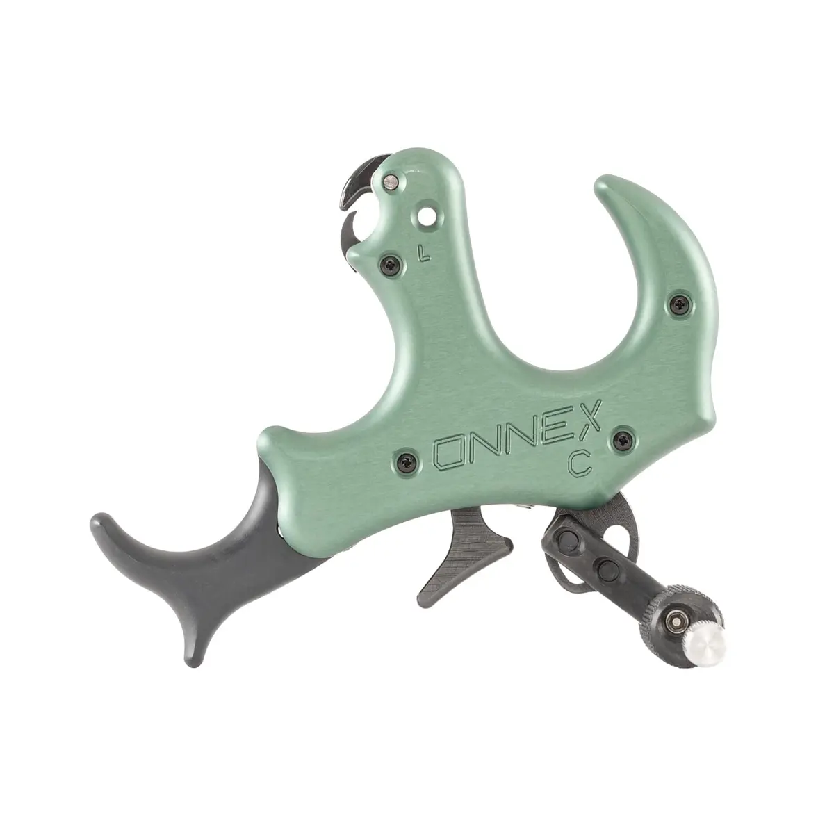 Stan OnneX Clicker Thumb Bow Release Aid for Archery & Hunting - Adjustable, DLC-Coated Internals, Smooth Action, Modular 3 or 4 Finger Fit, Sage, X-Large - view 4
