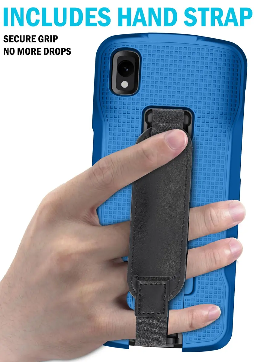 Nakedcellphone Cell Phone Case and Hand Strap Combo for Zebra TC22 TC27 | Impact-Resistant, Slim & Durable - view 7