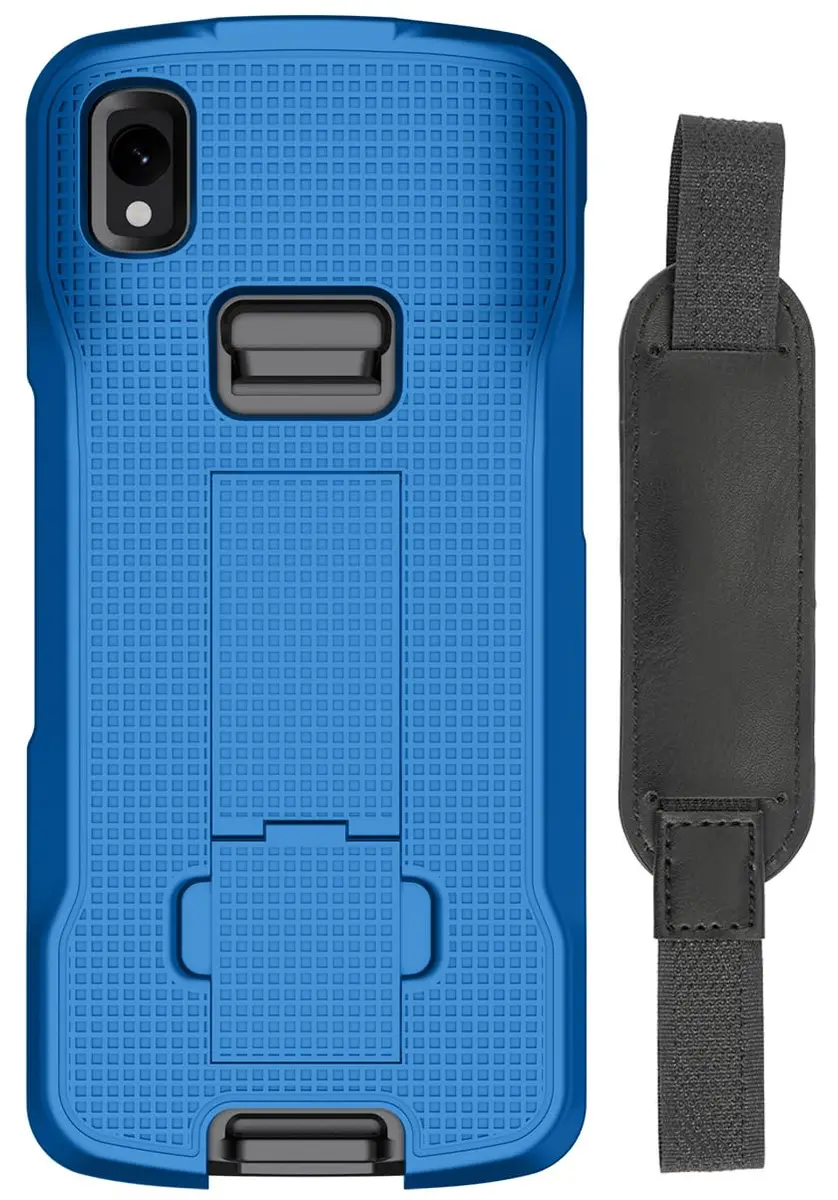 Nakedcellphone Cell Phone Case and Hand Strap Combo for Zebra TC22 TC27 | Impact-Resistant, Slim & Durable - main product image