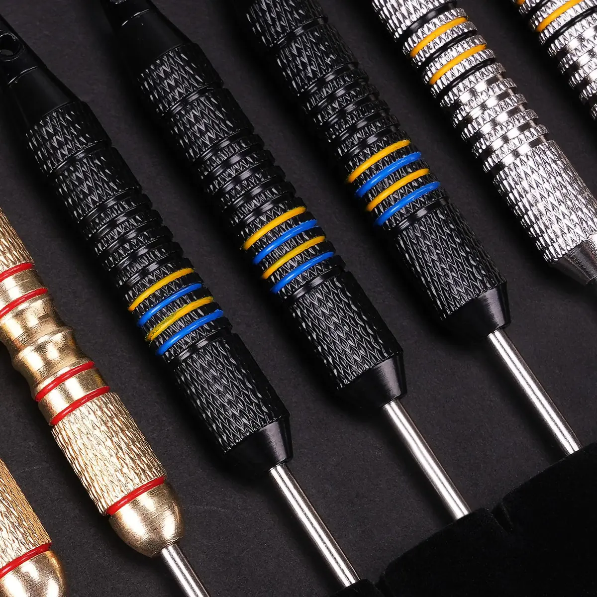 Turnart Darts Metal Tip Set - Steel Tip Darts Set Professional Metal Darts | 12 Darts & Spare Parts Box - view 3