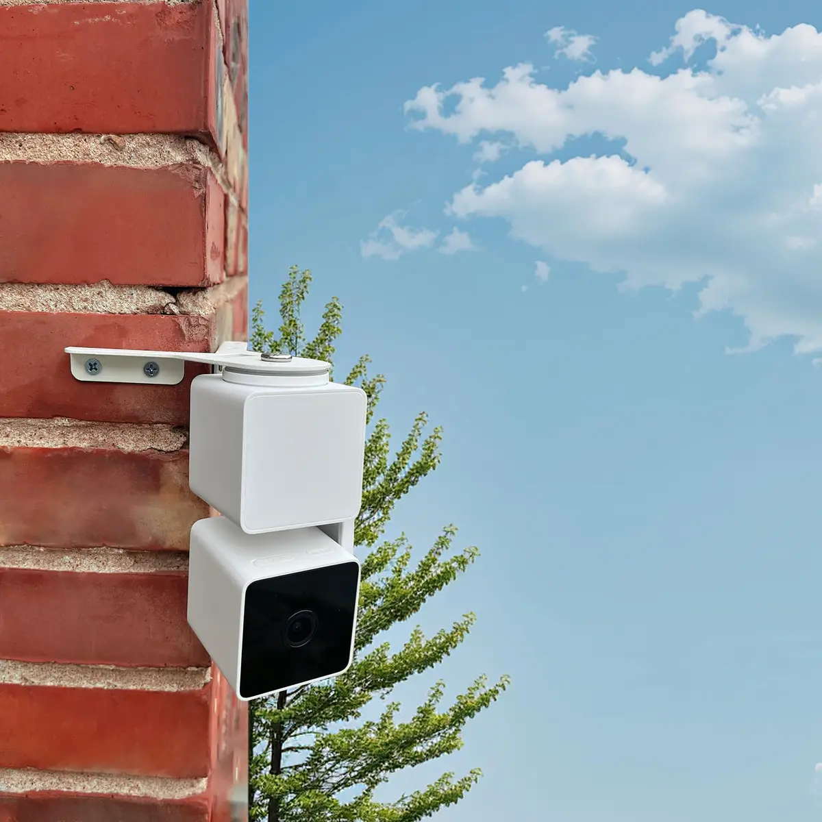 ALLICAVER Wall Mount for Wyze Cam Pan V3 Outside Corner Metal Bracket | Supports 270° Rotation - view 5