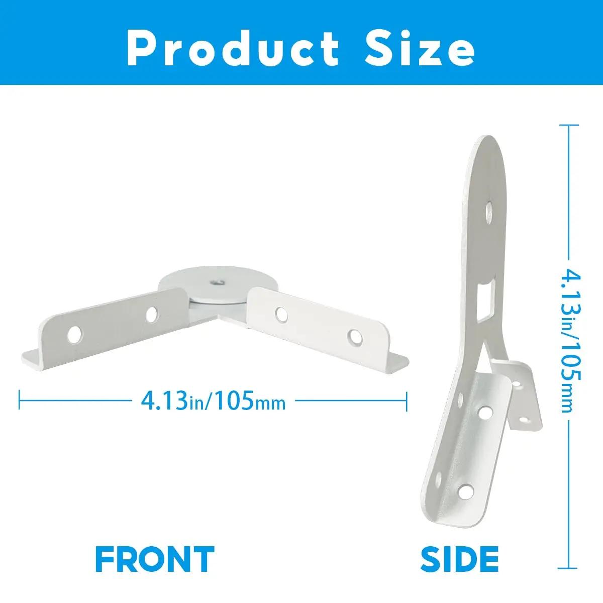 ALLICAVER Wall Mount for Wyze Cam Pan V3 Outside Corner Metal Bracket | Supports 270° Rotation - view 2