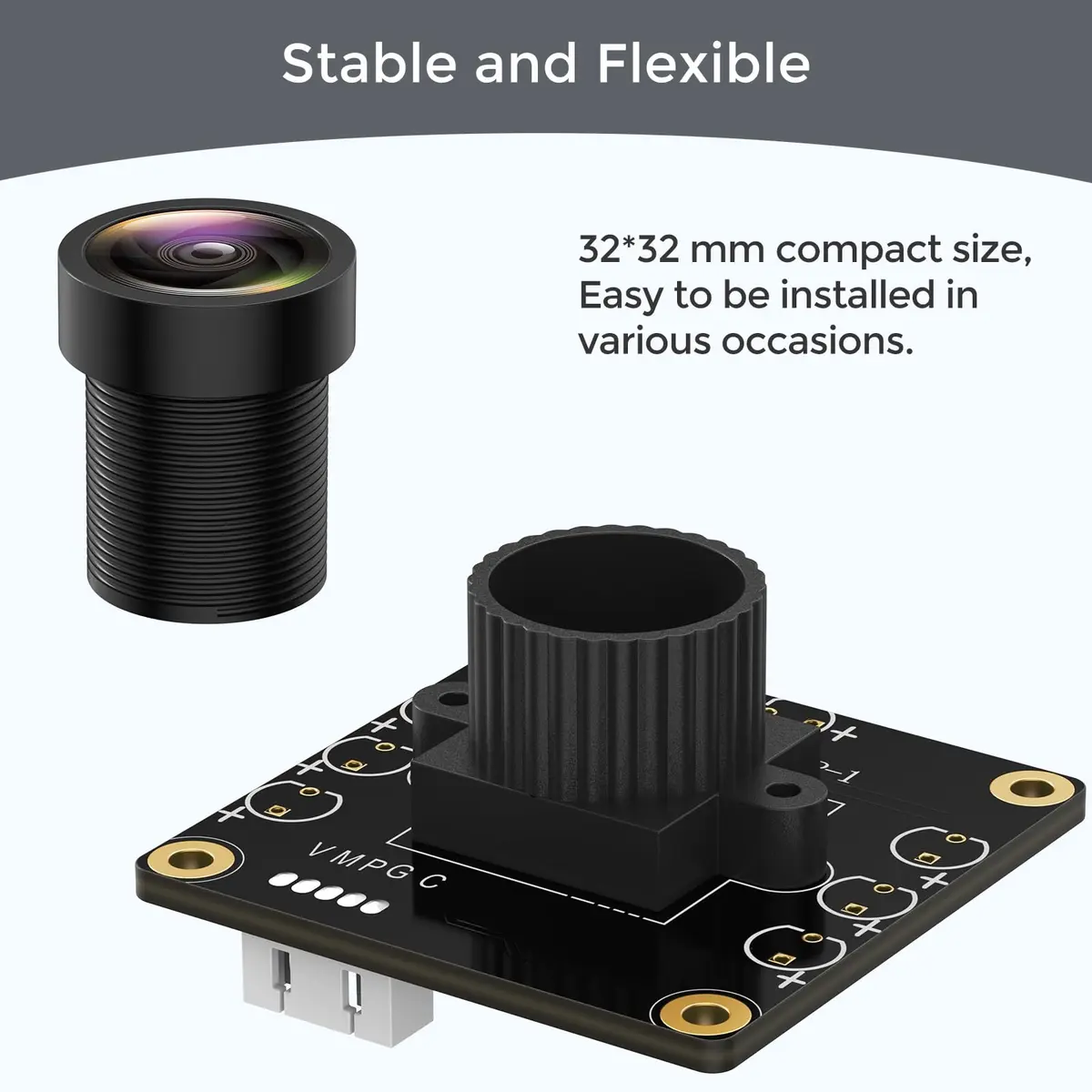 innomaker 1080P USB 2.0 UVC Camera Module 32x32mm | 130° Wide Angle, Plug & Play for SBCs - view 7