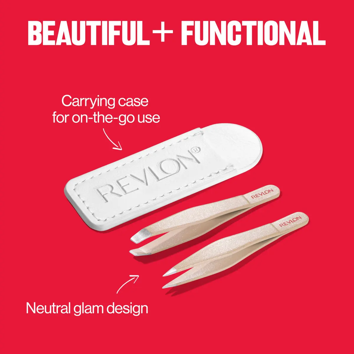 Revlon Designer Series Mini Tweezer Set for Travel | Precise Hair Removal Tools - view 6