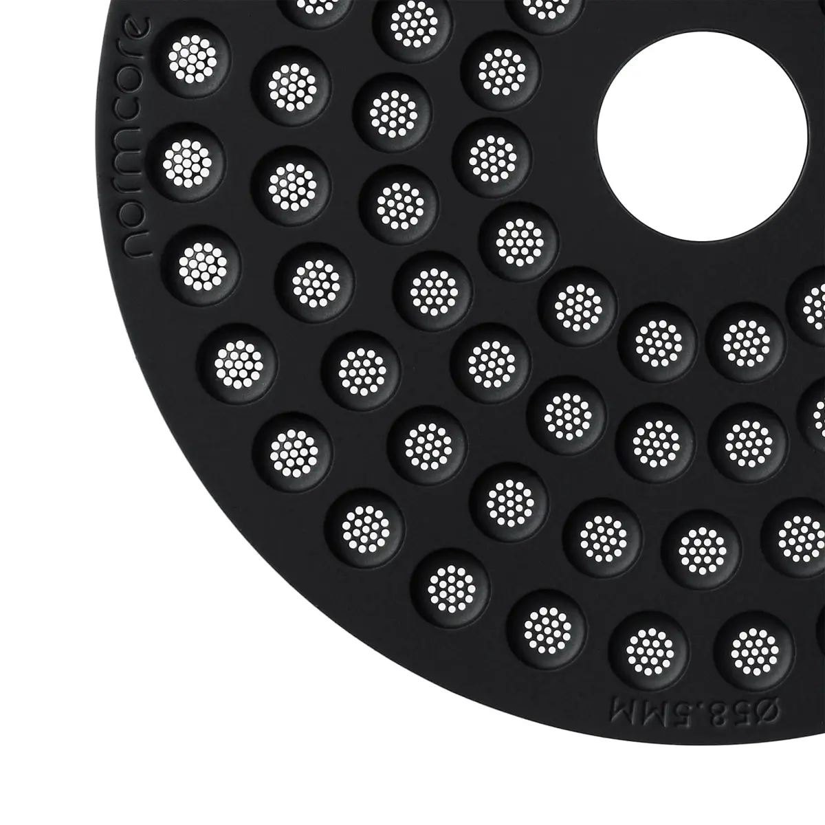 Normcore Black 58.5mm x 0.8mm Ultra-Slim Puck Screen with Round Hole - view 2