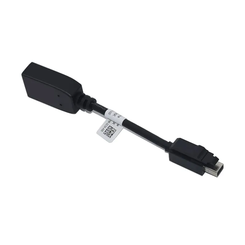 lemincrash Display Port to Mini Display Port Cable 6cm (2.36in) | Black Copper - main product image