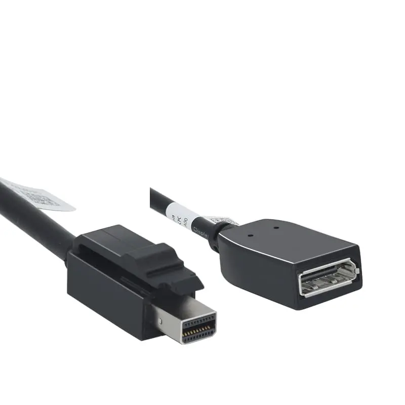 lemincrash Display Port to Mini Display Port Cable 6cm (2.36in) | Black Copper - view 6