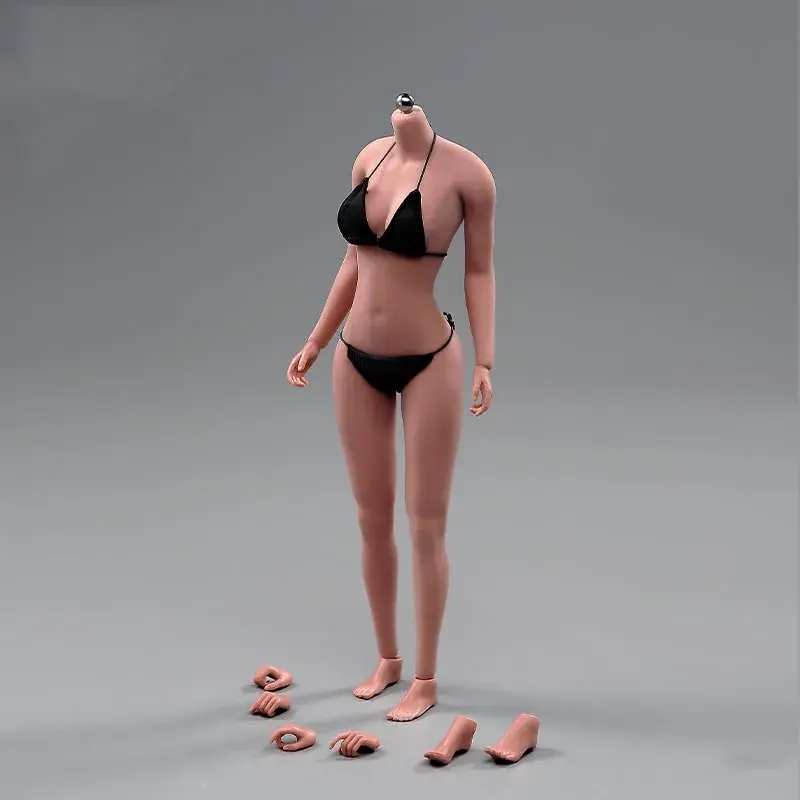 Fremego 1/6 Scale Asian Female Body 12-inch Seamless Figure with Large Bust | ASTM-Tested & BPA-Free Toy Figure - view 2