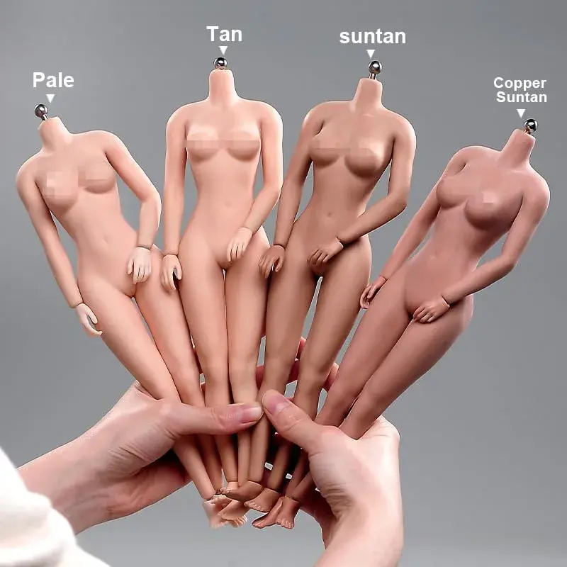 Fremego 1/6 Scale Asian Female Body 12-inch Seamless Figure with Large Bust | ASTM-Tested & BPA-Free Toy Figure - view 3