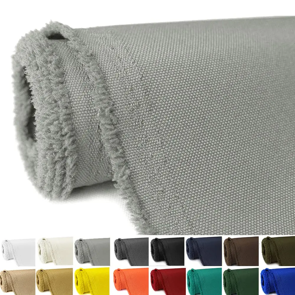 GeeComfy Waterproof Upholstery Fabric by the Yard 600D Oxford Silver Gray 2.27 kg (2 Yards 72" x 58") | Durable Outdoor Fabric for DIY Projects - main product image