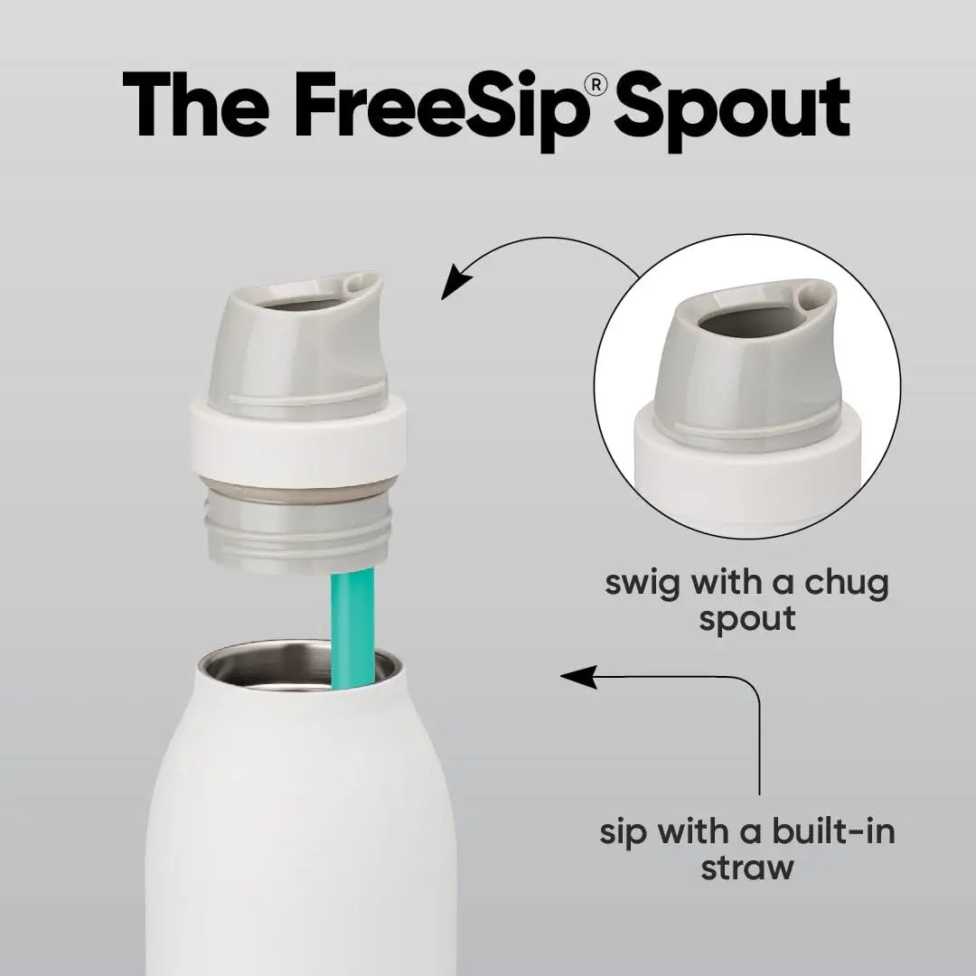 Owala FreeSip Twist Insulated Stainless Steel Water Bottle 710ml (24 oz) | Hydration Bottle with Straw - view 2