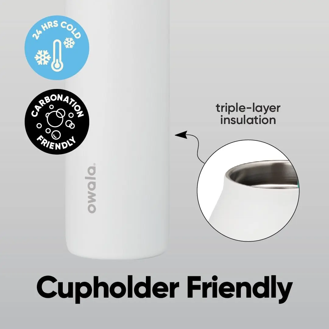 Owala FreeSip Twist Insulated Stainless Steel Water Bottle 710ml (24 oz) | Hydration Bottle with Straw - view 4
