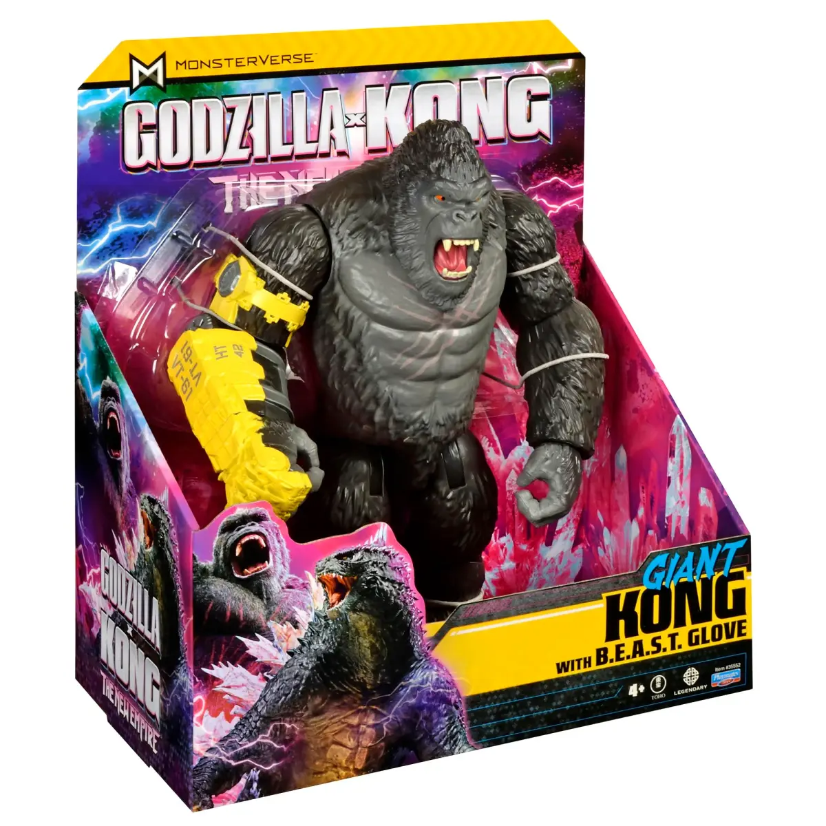 MonsterVerse Godzilla x Kong Giant Kong Figure 27.9 cm (11") | Articulated Action Figure for Kids 4+ - view 4