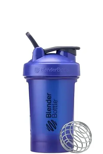 BlenderBottle Classic V2 Shaker Bottle with BlenderBall Whisk, 20-Ounce Capacity, Reflex Blue - view 2