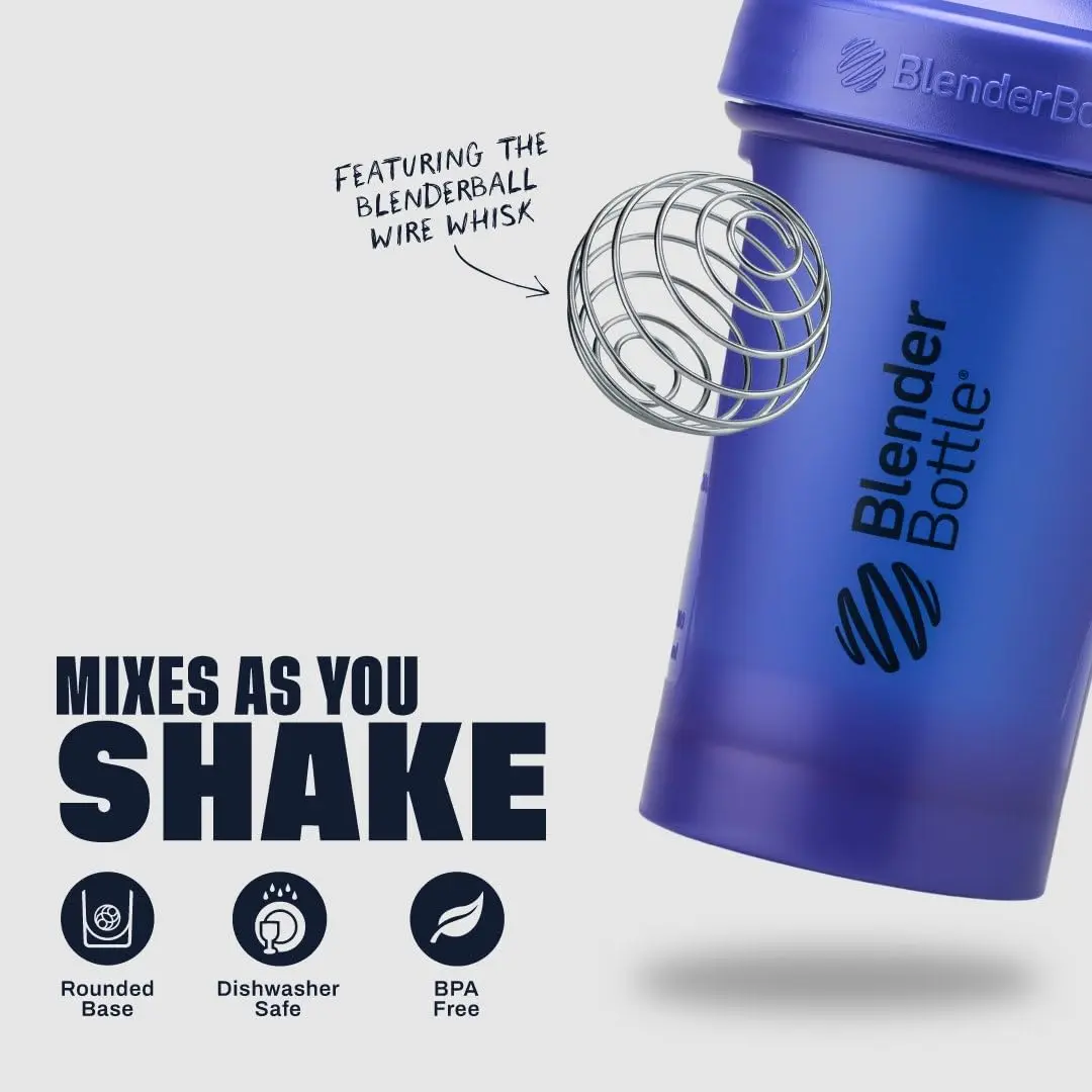 BlenderBottle Classic V2 Shaker Bottle 710ml (20 oz) | Patented Whisk Mixer for Smooth Shakes - view 3