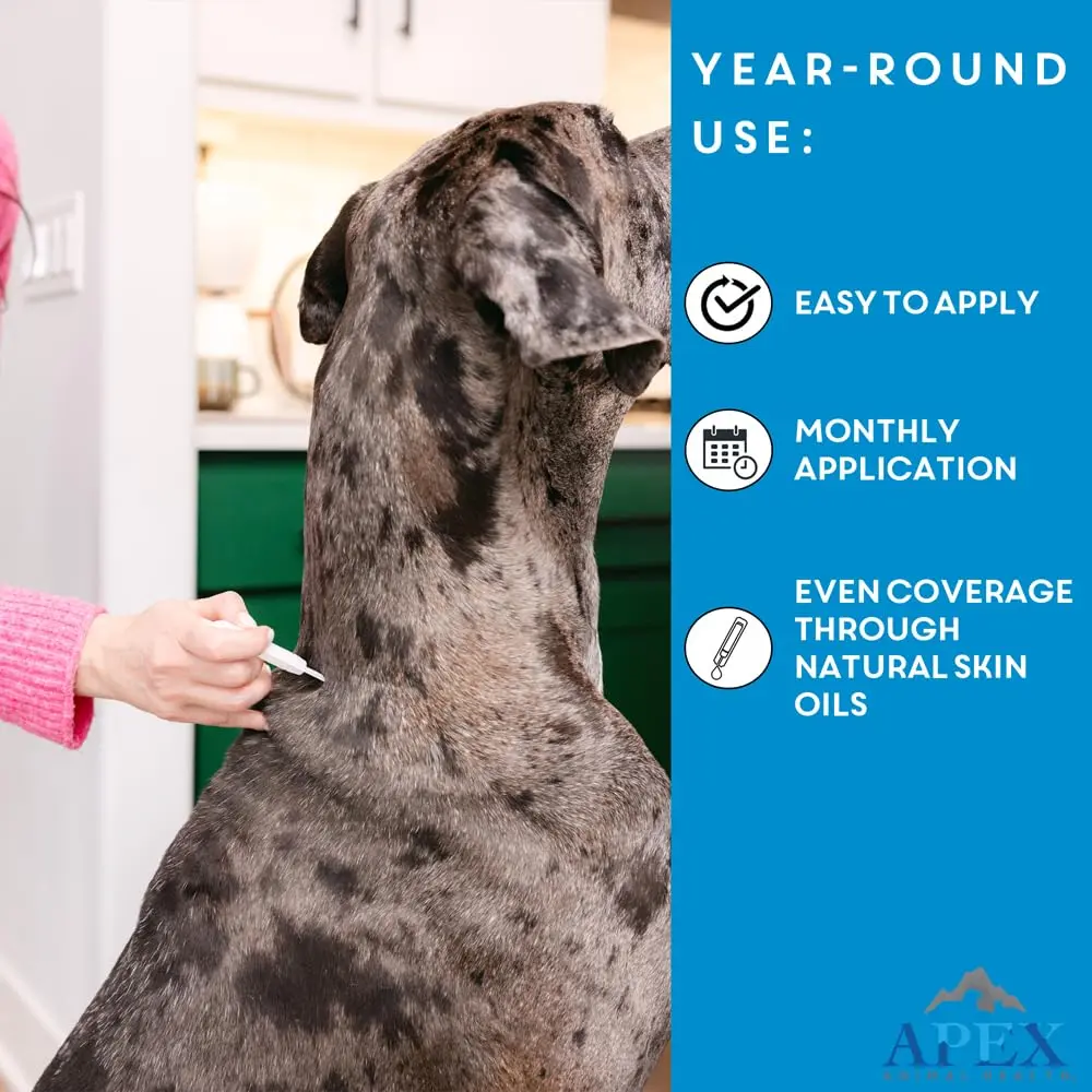 APEX ANIMAL HEALTH Apex Plus Flea & Tick Prevention for Medium Dogs 23-44 lbs | 3-Month Supply - view 6