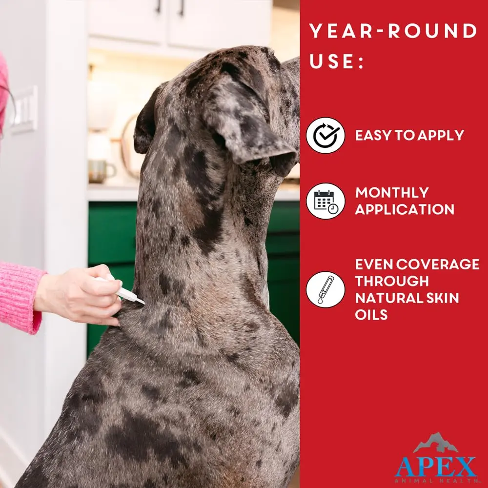 APEX ANIMAL HEALTH Apex Plus Flea & Tick Prevention for XL Dogs 89-132 lbs | 3-Month Supply - view 6