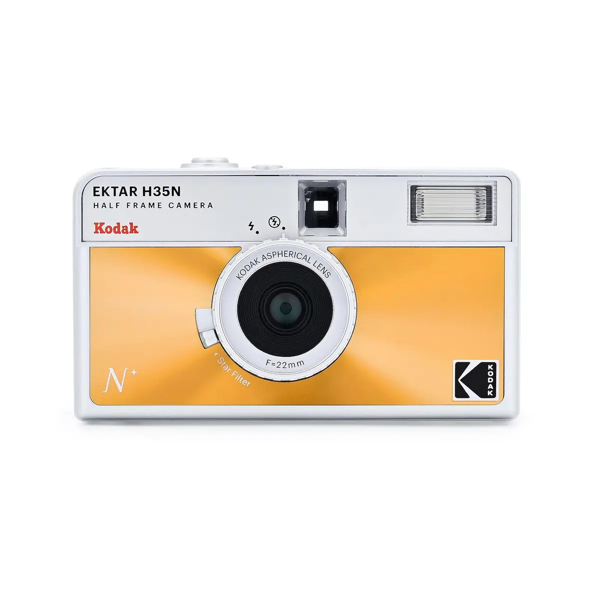 Kodak EKTAR H35N Half Frame Film Camera Bundle with Kodak Ultramax 400/24EXP 35mm Roll Film | Sharp Glass Lens & Star Filter (200g) - view 2