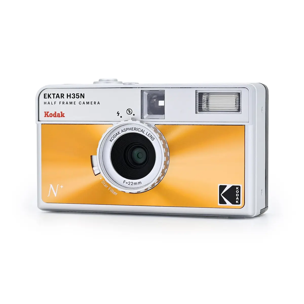Kodak EKTAR H35N Half Frame Film Camera Bundle with Kodak Ultramax 400/24EXP 35mm Roll Film | Sharp Glass Lens & Star Filter (200g) - view 3
