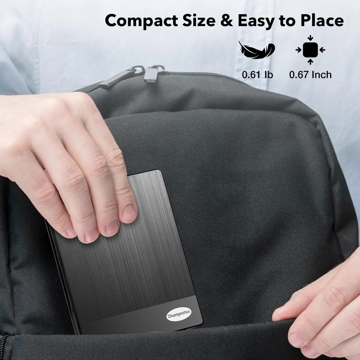 Chuanganzhuo 3.5 inch Floppy Disk Reader 1.44MB External USB Type A/C Drive | Plug-and-Play for Windows PCs - view 7