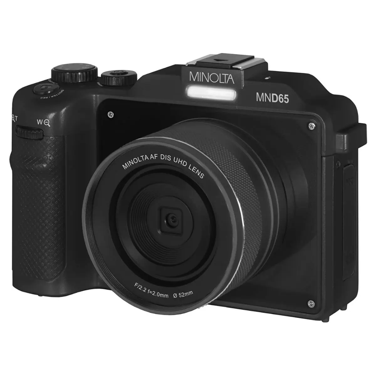 Minolta MND65 56MP Digital Camera 32GB Kit | 4K 60FPS Video, 18X Zoom, Dual-Lens Selfie - main product image