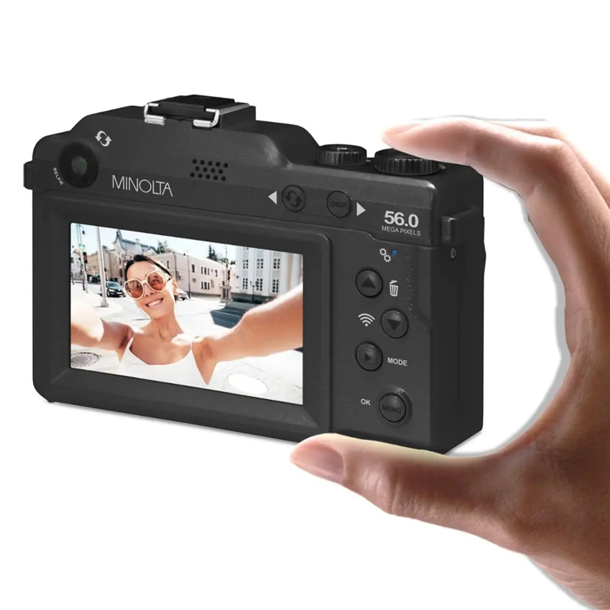 Minolta MND65 56MP Digital Camera 32GB Kit | 4K 60FPS Video, 18X Zoom, Dual-Lens Selfie - view 6