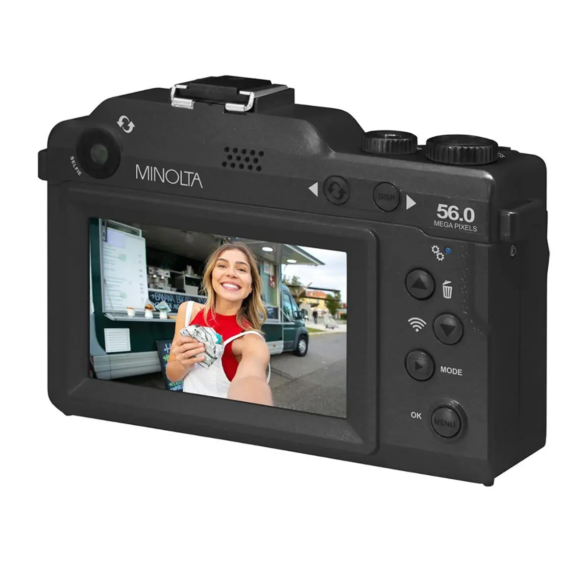 Minolta MND65 56MP Digital Camera 32GB Kit | 4K 60FPS Video, 18X Zoom, Dual-Lens Selfie - view 3