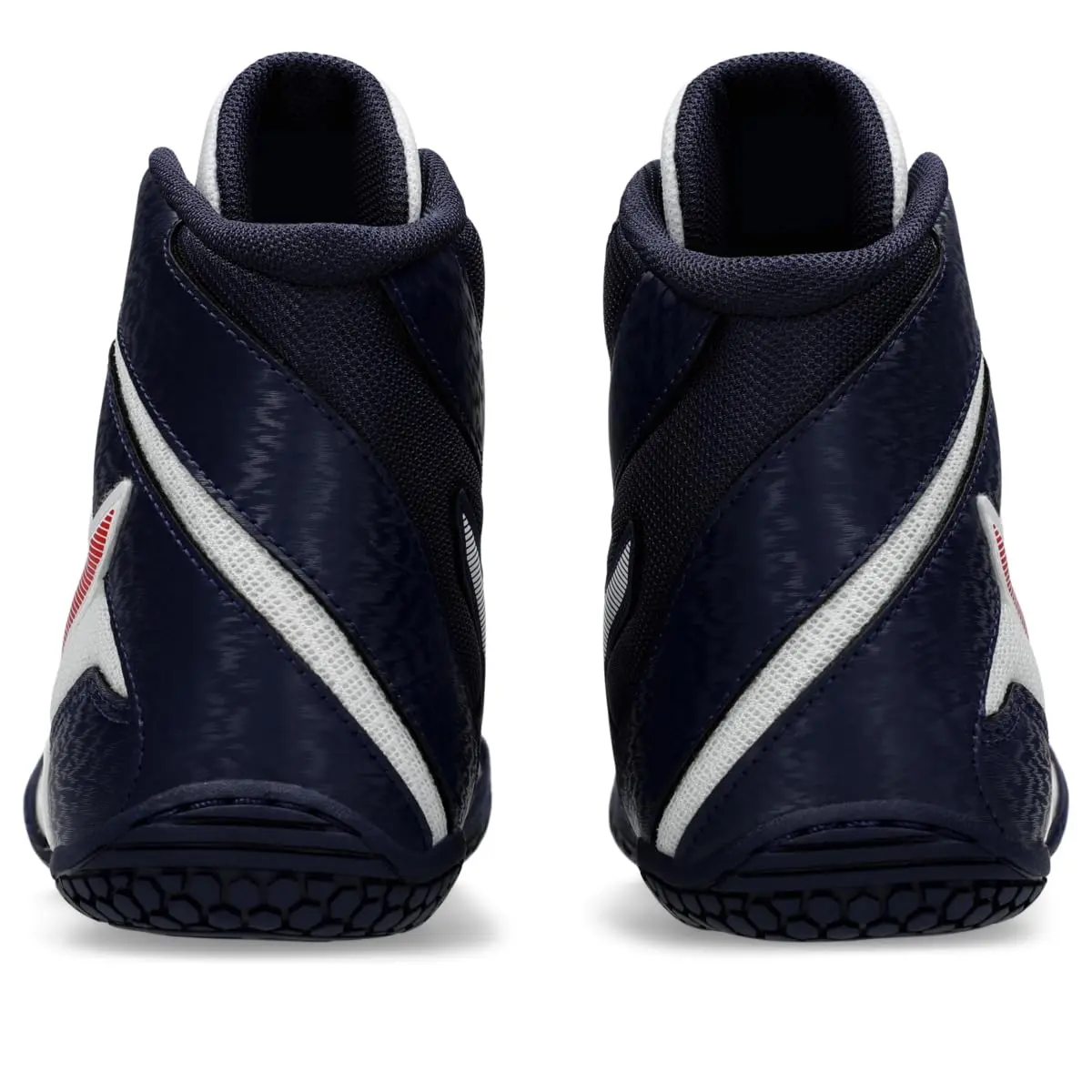 ASICS Men's MATCONTROL 3 Wrestling Shoes, Size 11 (US) / 10.5 (UK), White/Classic Red | Imported Performance Footwear - view 5