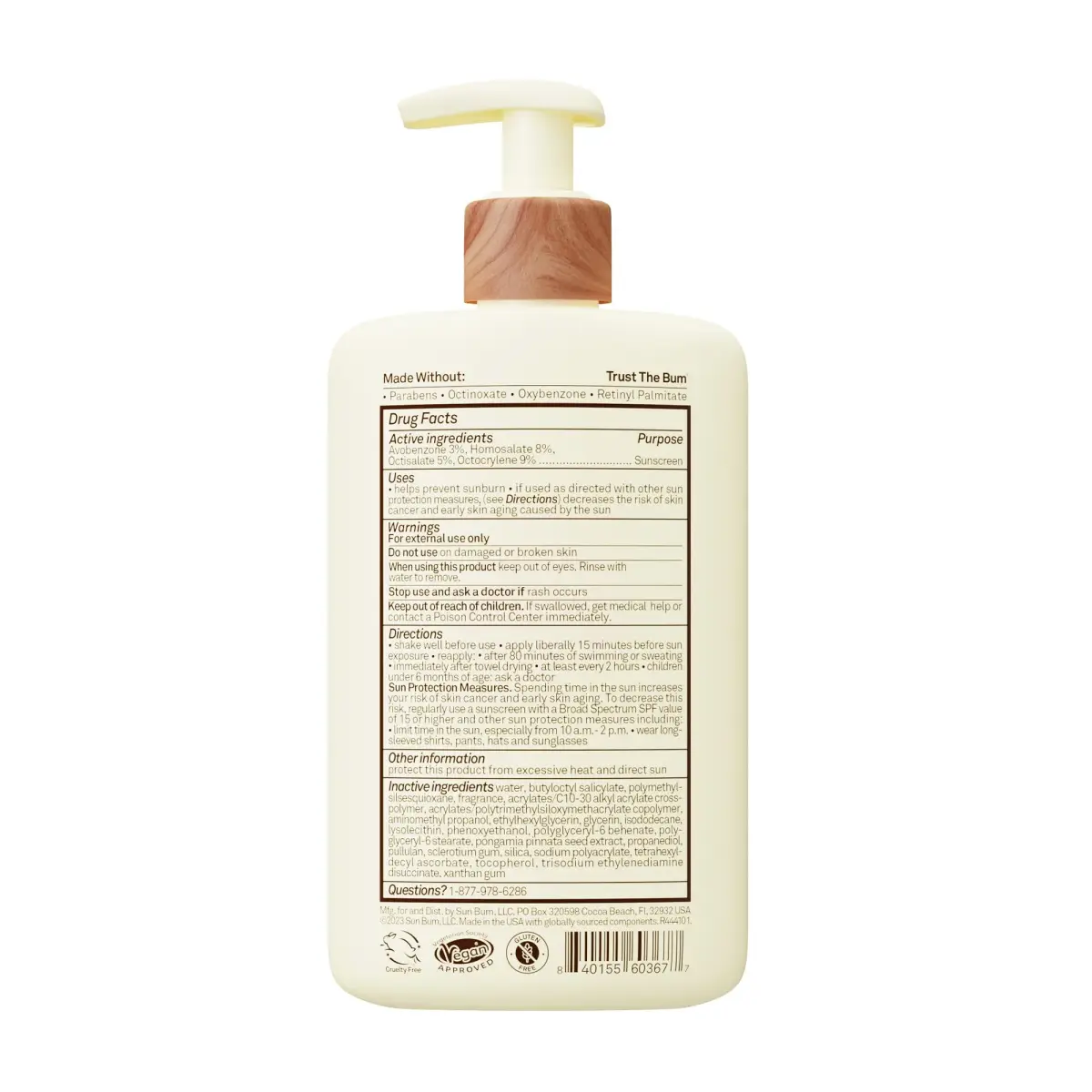 Sun Bum Daily SPF 50 Sunscreen Body Lotion with Vitamin E 237ml (8 Fl Oz) | Broad Spectrum Protection - view 6