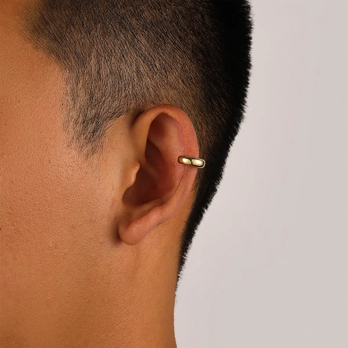 KummerSaprk Ear Cuffs Non Piercing Chunky Gold Fake Earrings Adjustable | Trendy Cartilage Jewelry - view 2