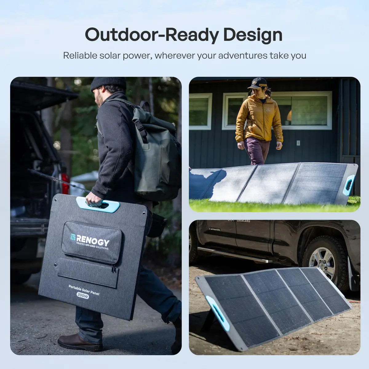 Renogy 200W Portable Solar Panel for Power Stations | 25% Efficiency, Lightweight & Foldable - view 7