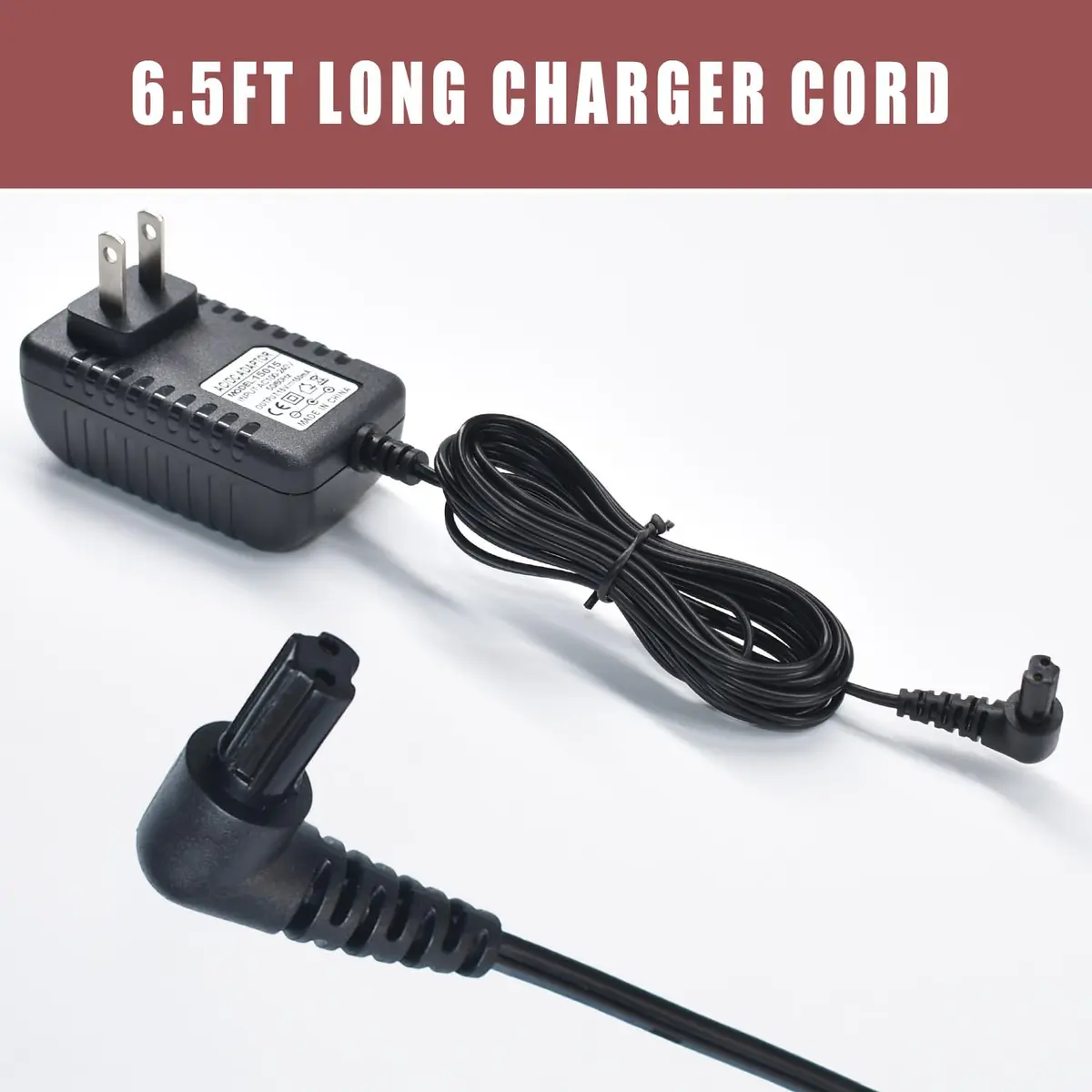 BOEEA 15V Charger for Black and Decker Dustbuster Handheld Vacuum HHVI315JO42 HHVI320JR02 HFVB320J27 HLVA320JS10 S003AQU1500015 Power Adapter, Black | 1.8m (6.5 ft) Cable - view 2