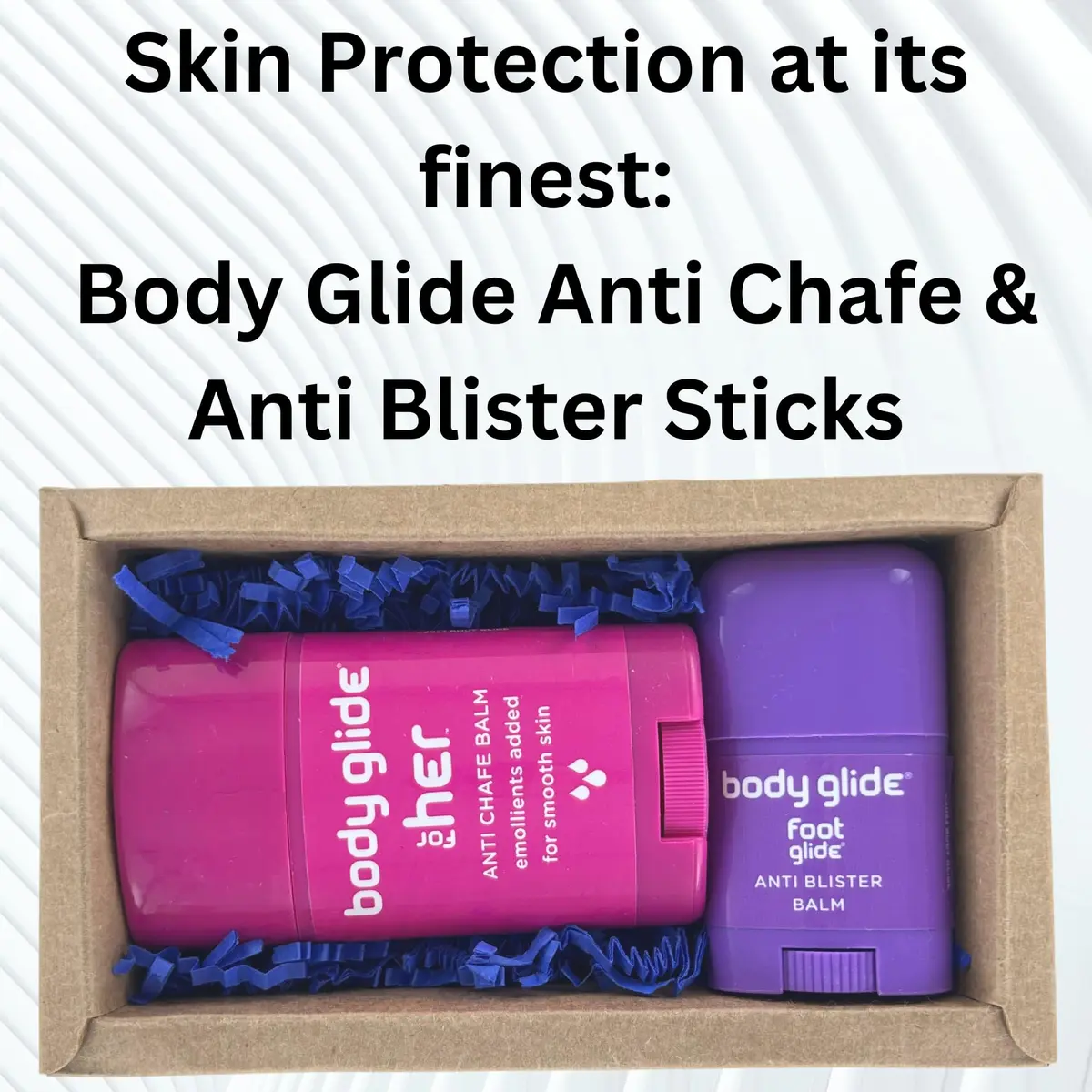 Body Glide For Her & Foot Glide Gift Set | 1.5oz Anti Chafing Stick & 0.8oz Blister Prevention Stick | 2.3oz Total - view 3