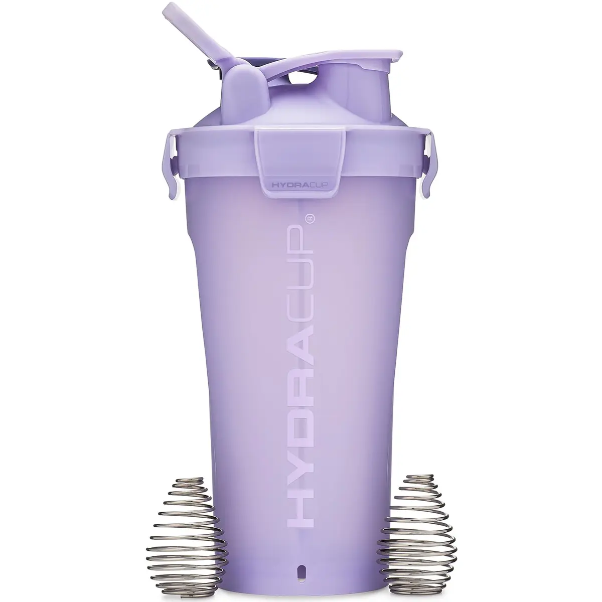 Hydra Cup DualShaker Pro 32 oz Shaker Bottle with Dual Mixing & Storage | Purple - main product image
