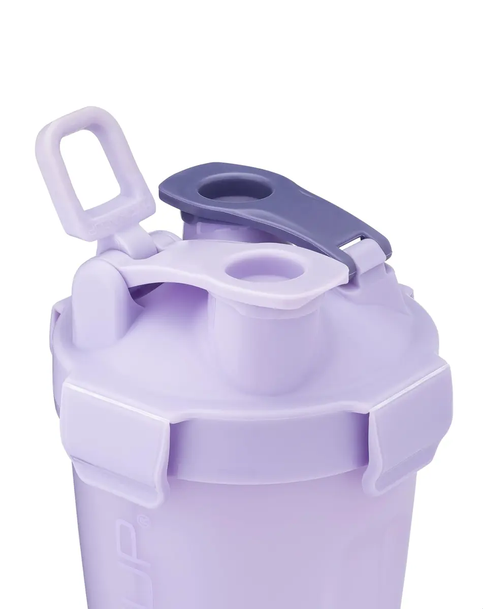 Hydra Cup DualShaker Pro 32 oz Shaker Bottle with Dual Mixing & Storage | Purple - view 2
