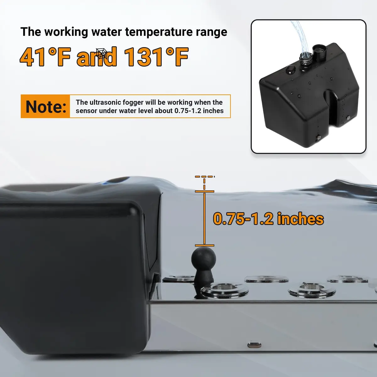 Toriexon Ultrasonic Mist Fogger 10 Heads | 7000ml/H, Stainless Steel, IP67 Waterproof - view 5